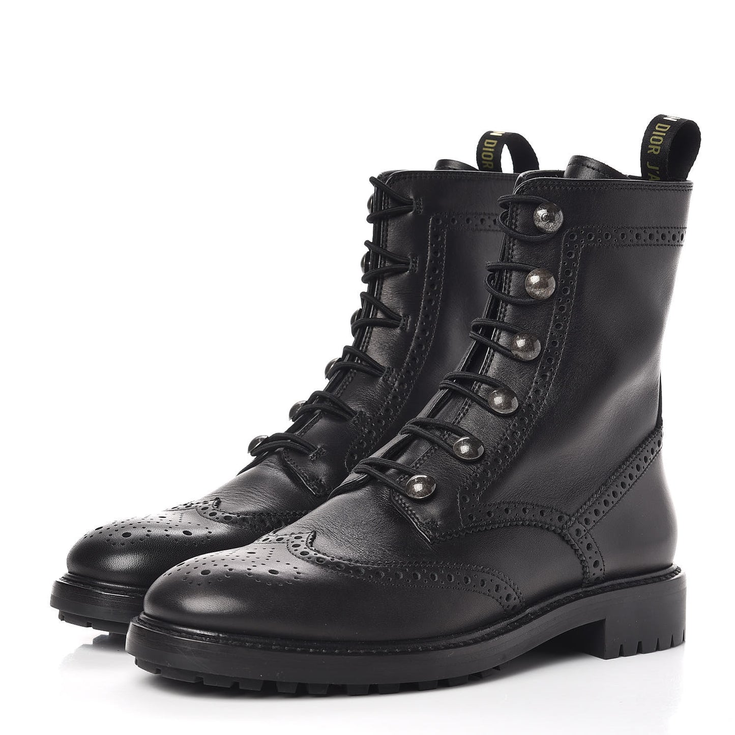 Calfskin Diorunit Low Boot 37 Black