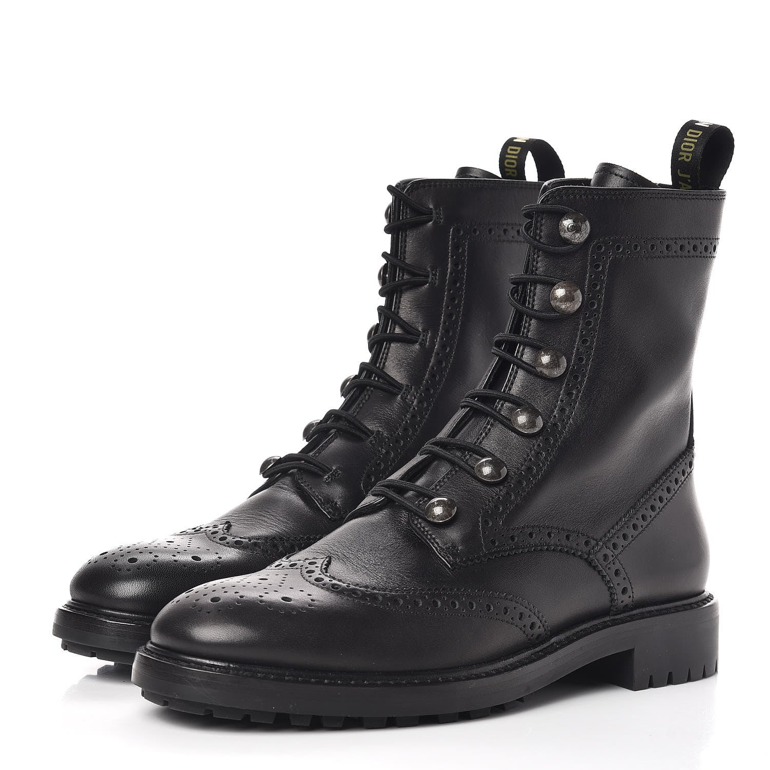 Christian Dior Calfskin Diorunit Low Boot 37 Black 3 of 8