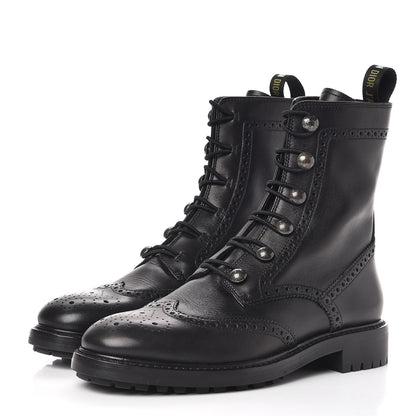 Christian Dior Calfskin Diorunit Low Boot 37 Black 3 of 8