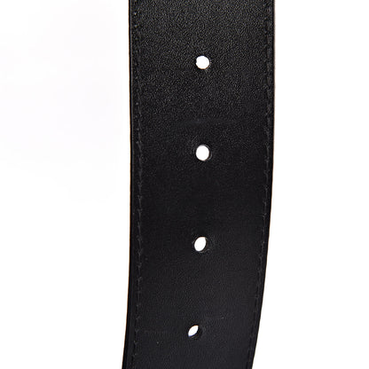 Louis Vuitton Calfskin 40mm LV Initiales Reversible Belt 100 40 Dark Brown Black 5 of 8