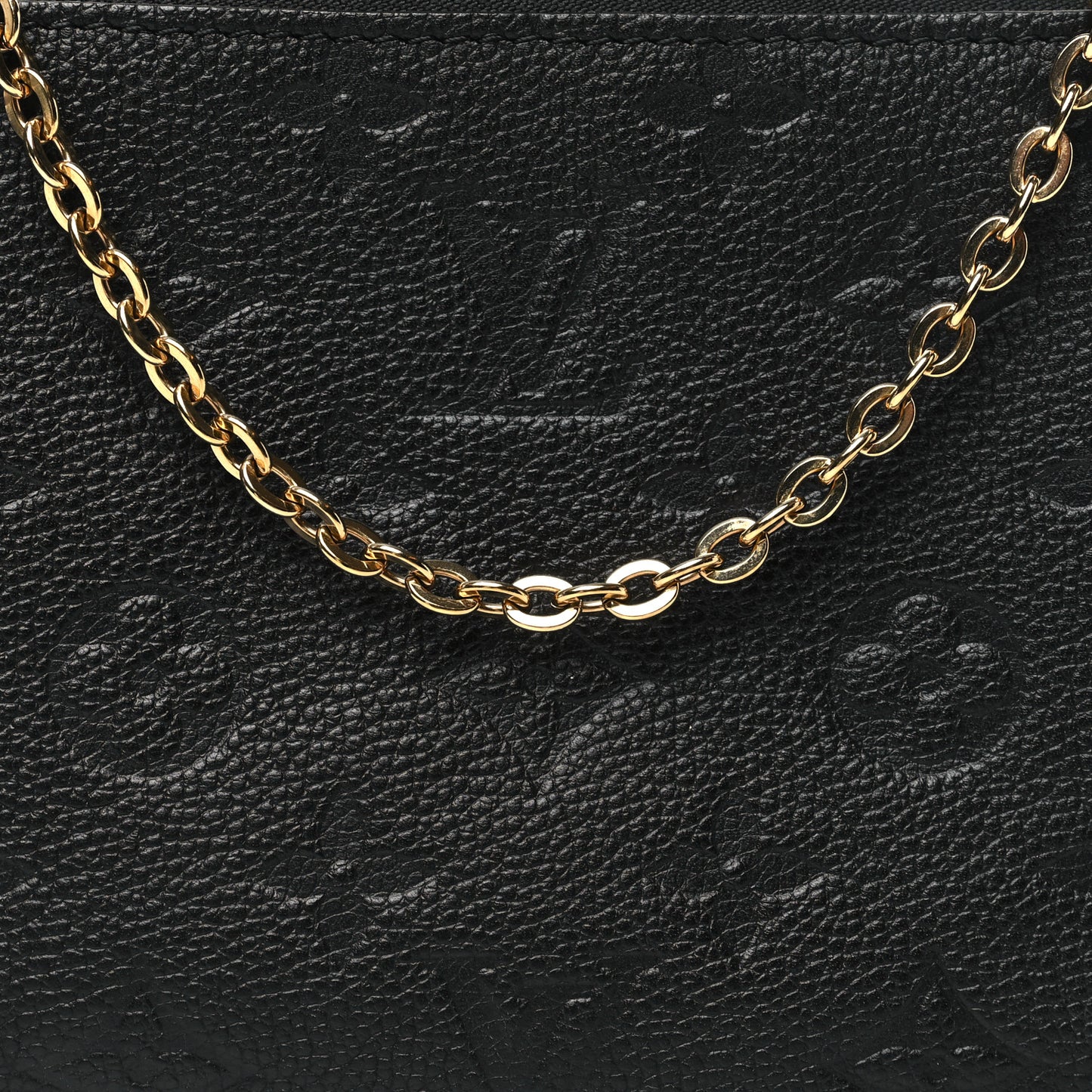 Empreinte Double Zip Pochette Black