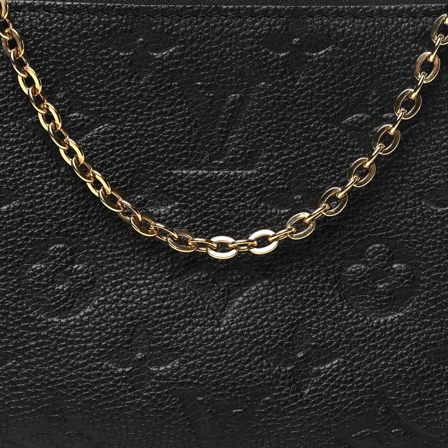Louis Vuitton Empreinte Double Zip Pochette Black 8 of 12