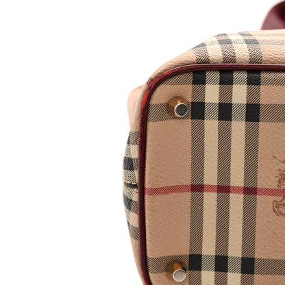 Burberry Haymarket Check Medium Regent Tote Red 14 of 14