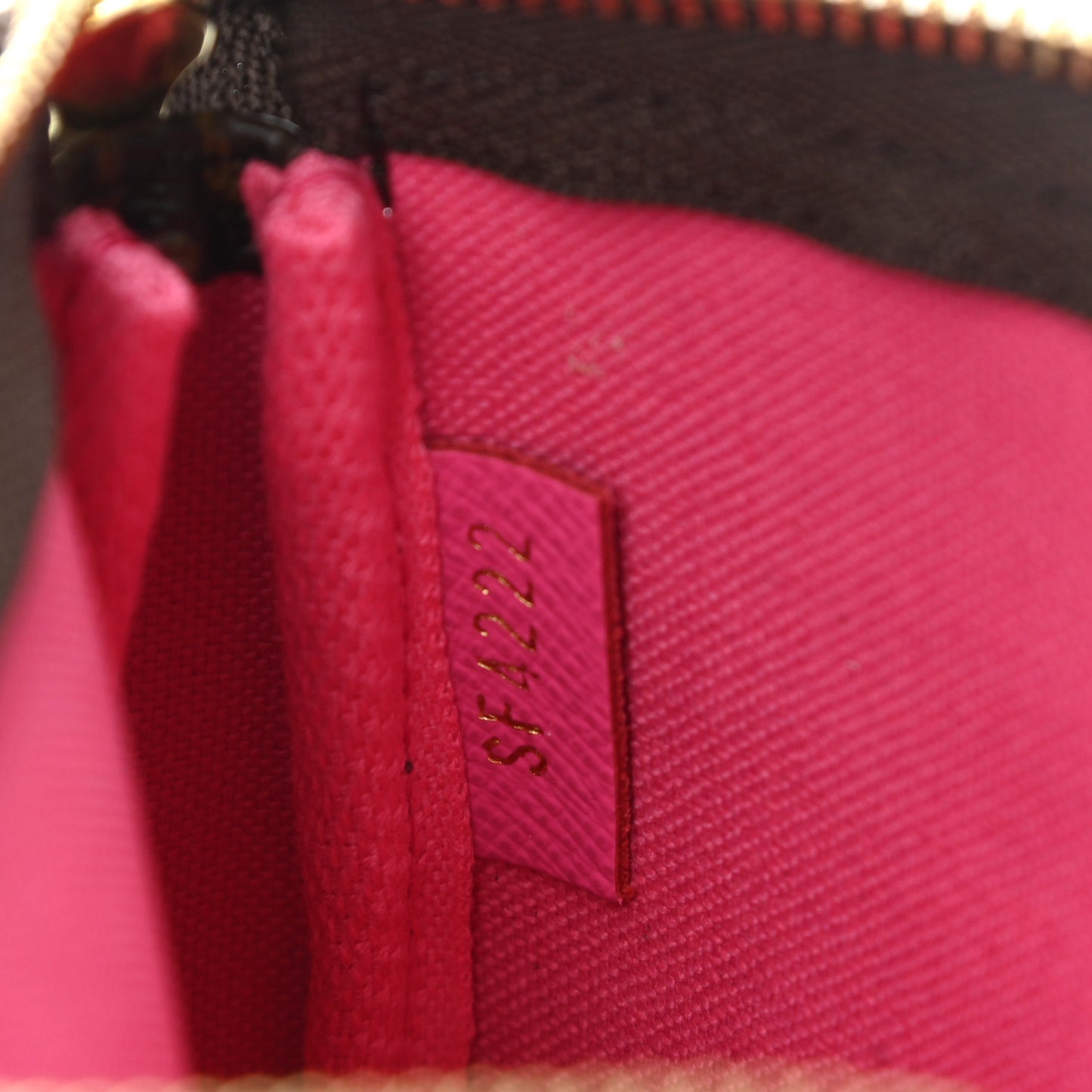 Monogram 2022 Christmas Animation Seoul Mini Pochette Accessories Fuchsia