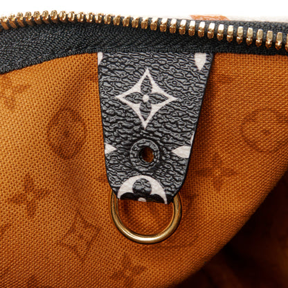 Louis Vuitton Monogram Giant Crafty Speedy Bandouliere 25 Creme Caramel 7 of 10