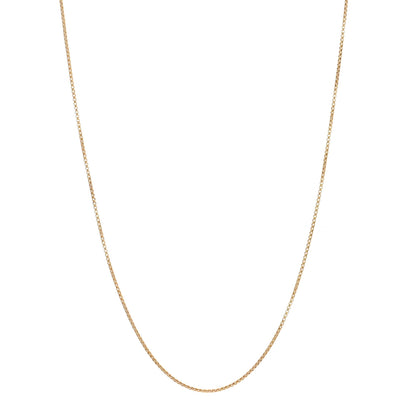 David Yurman 18K Yellow Gold 1.7mm Box Chain Necklace 20" 1 of 4