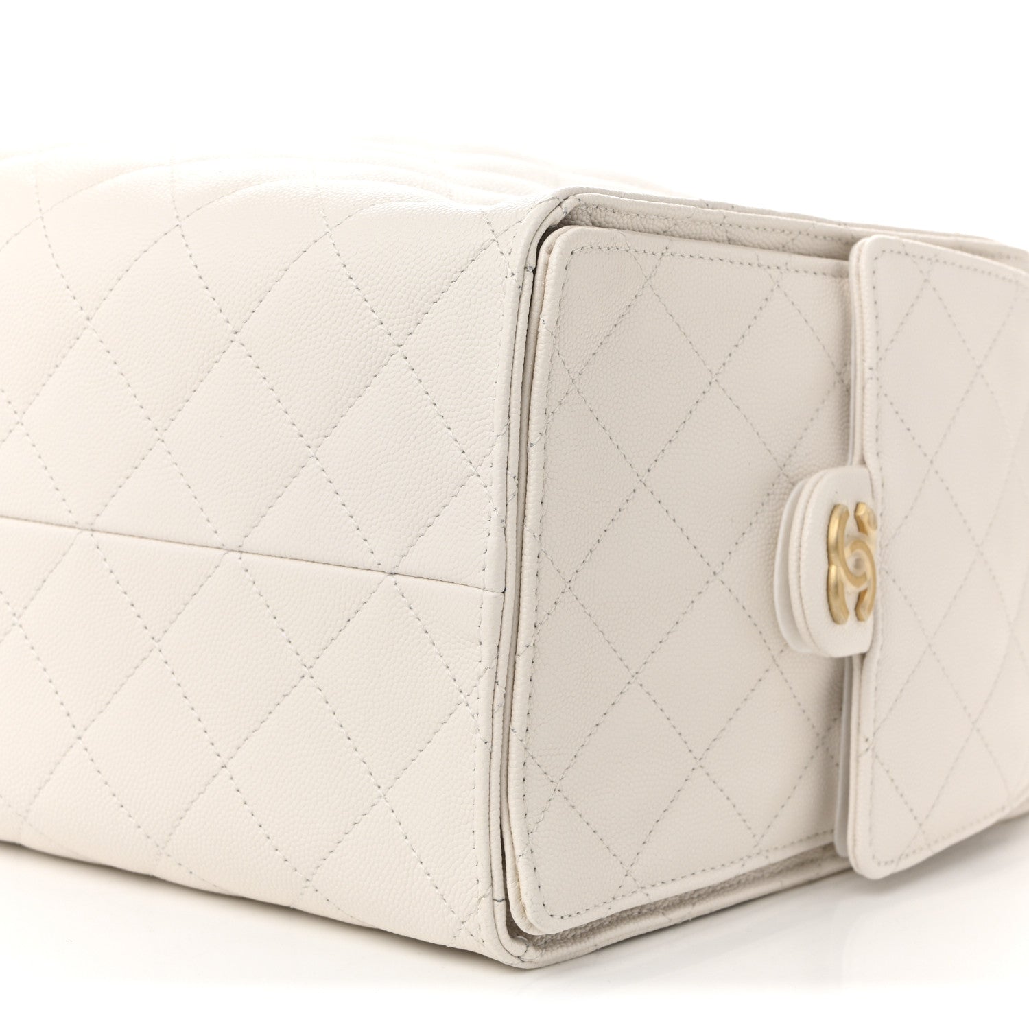 Chanel Caviar Quilted Medium Chanel 25 Handbag White 21 of 21