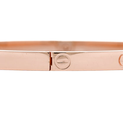 Cartier 18K Pink Gold Small LOVE Bracelet 16 5 of 7