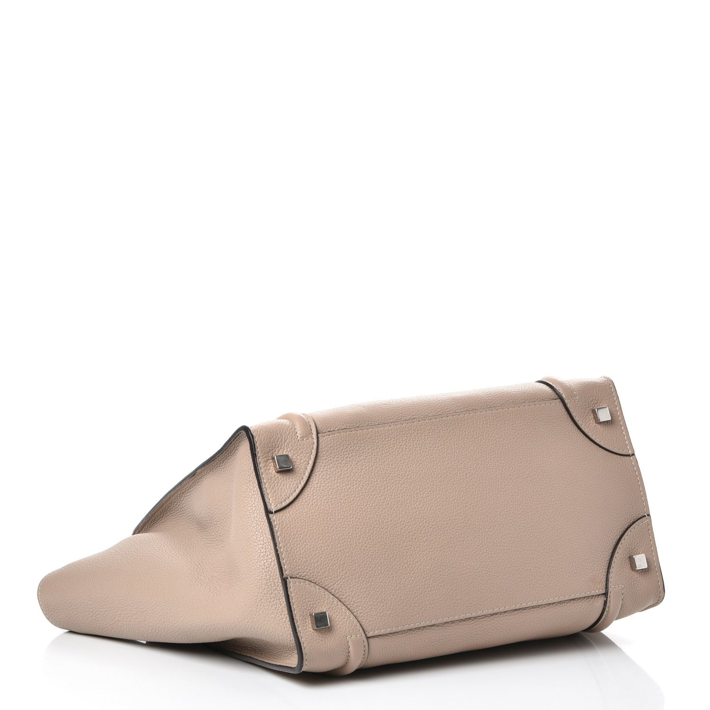Drummed Calfskin Mini Luggage Dune
