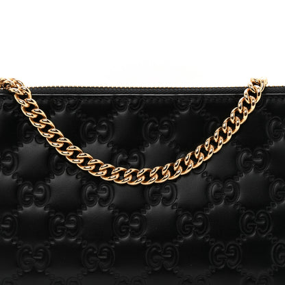 Gucci Guccissima Signature Wrist Wallet Black 8 of 11