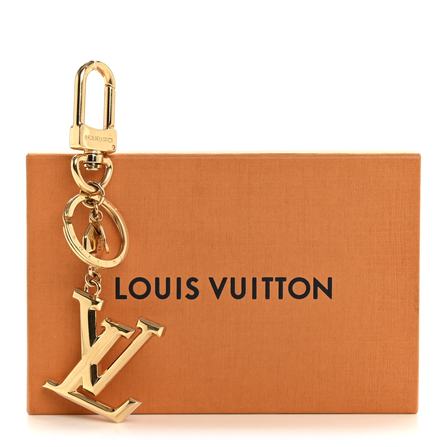 Louis Vuitton LV Facettes Bag Charm Key Holder Gold 1776561