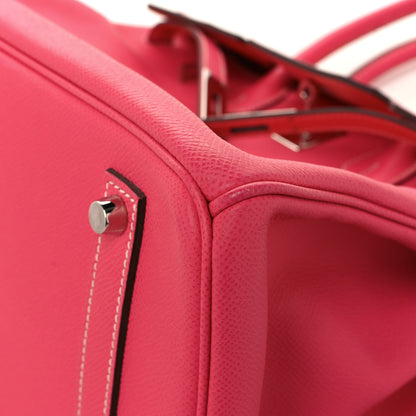 Hermes Epsom Candy Birkin 35 Rose Tyrien Rubis 10 of 12