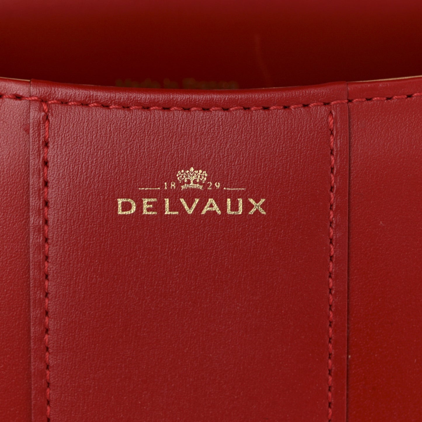 Box Calfskin Mini Brillant Satchel Red