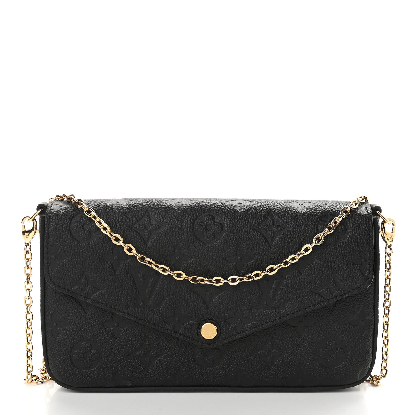 Empreinte Pochette Felicie Chain Wallet Black