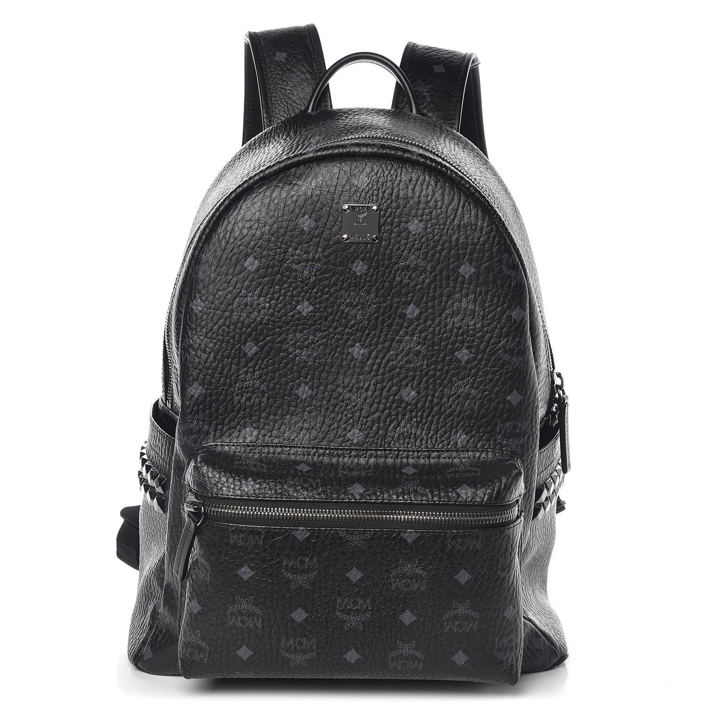 Visetos Medium Side Studs Stark Backpack Black