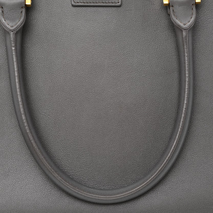 Saint Laurent Smooth Calfskin Medium Monogram Cabas Fog 16 of 19
