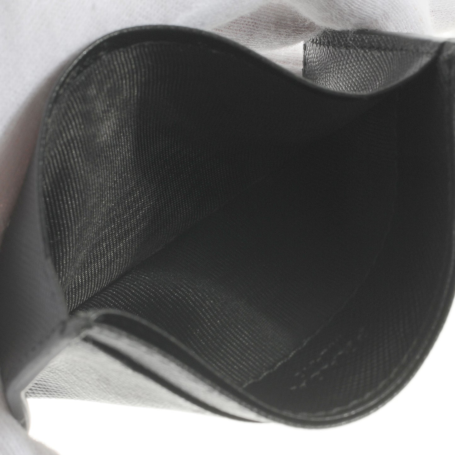 Saffiano Card Case Nero Black