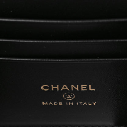 Chanel Shiny Caviar Quilted Pick Me Up Vanity Case Black 7 of 9