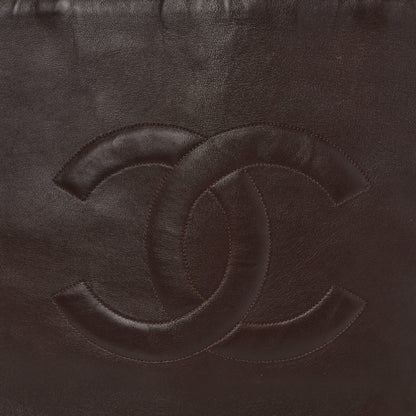 Chanel Lambskin CC Tote Brown 9 of 17