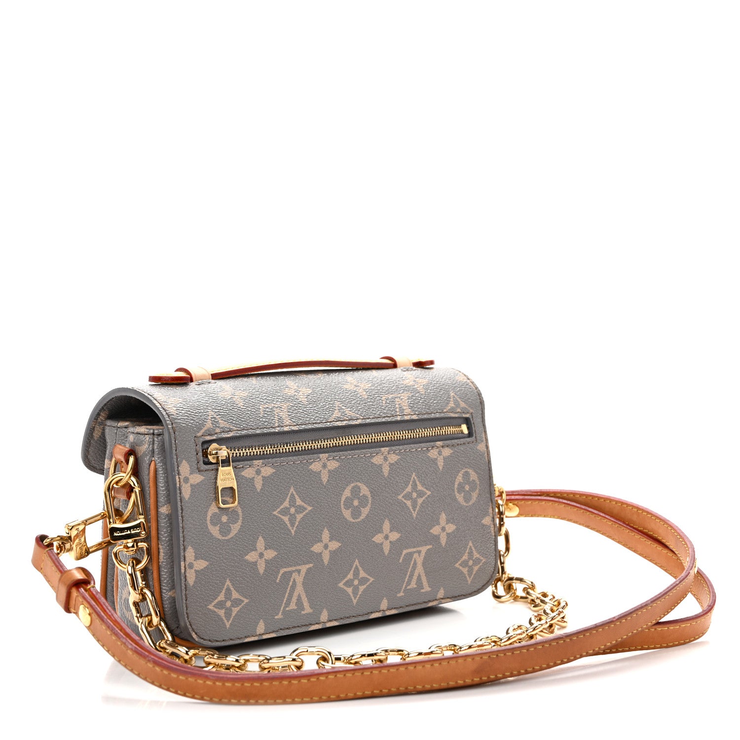 Louis Vuitton Monogram Pochette Metis East West Trianon Gray 3 of 15