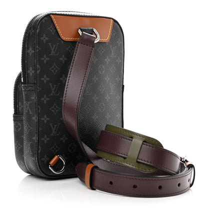 Louis Vuitton Monogram Eclipse Patchwork Amazone Sling Bag 3 of 11