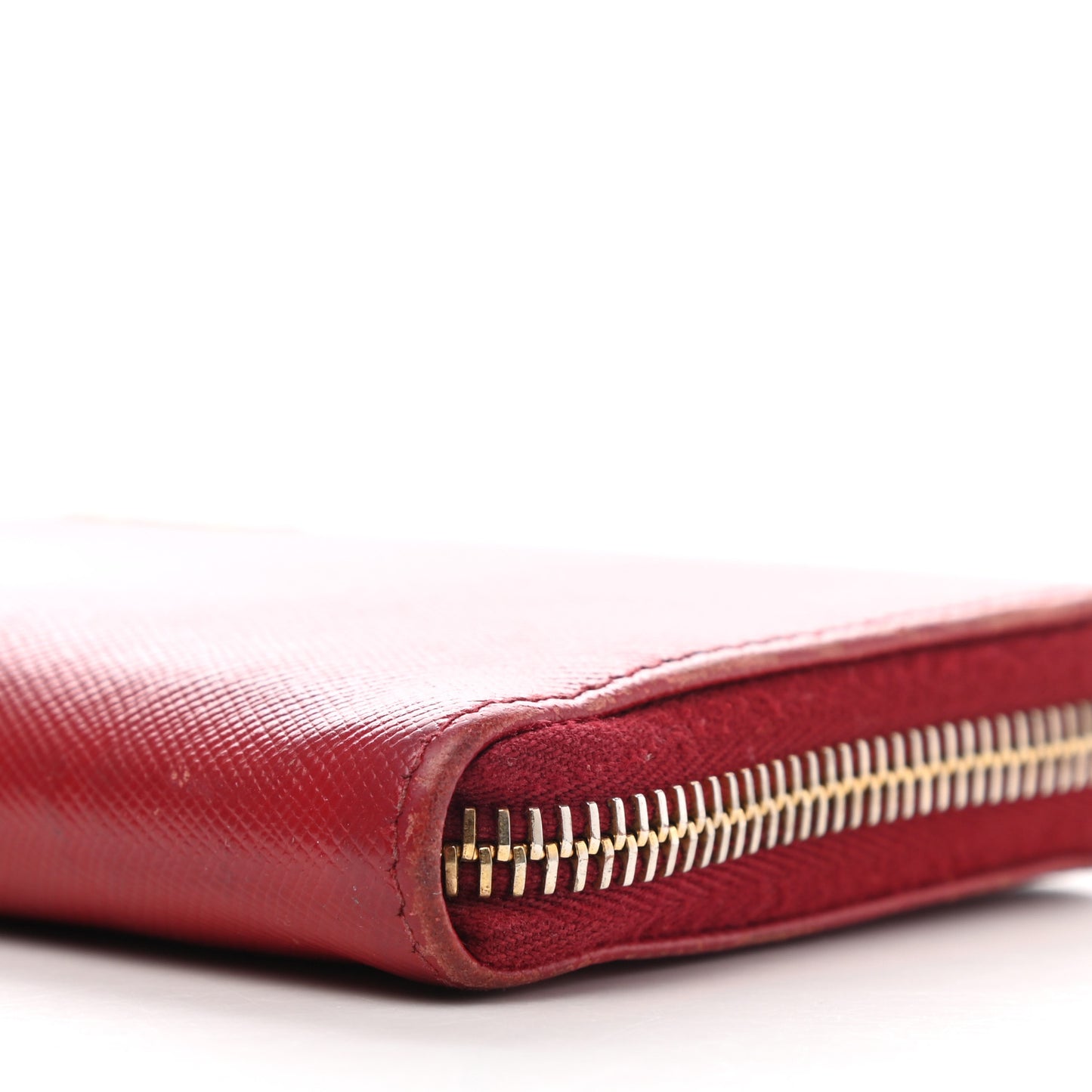 Saffiano Zip Around Wallet Fuoco