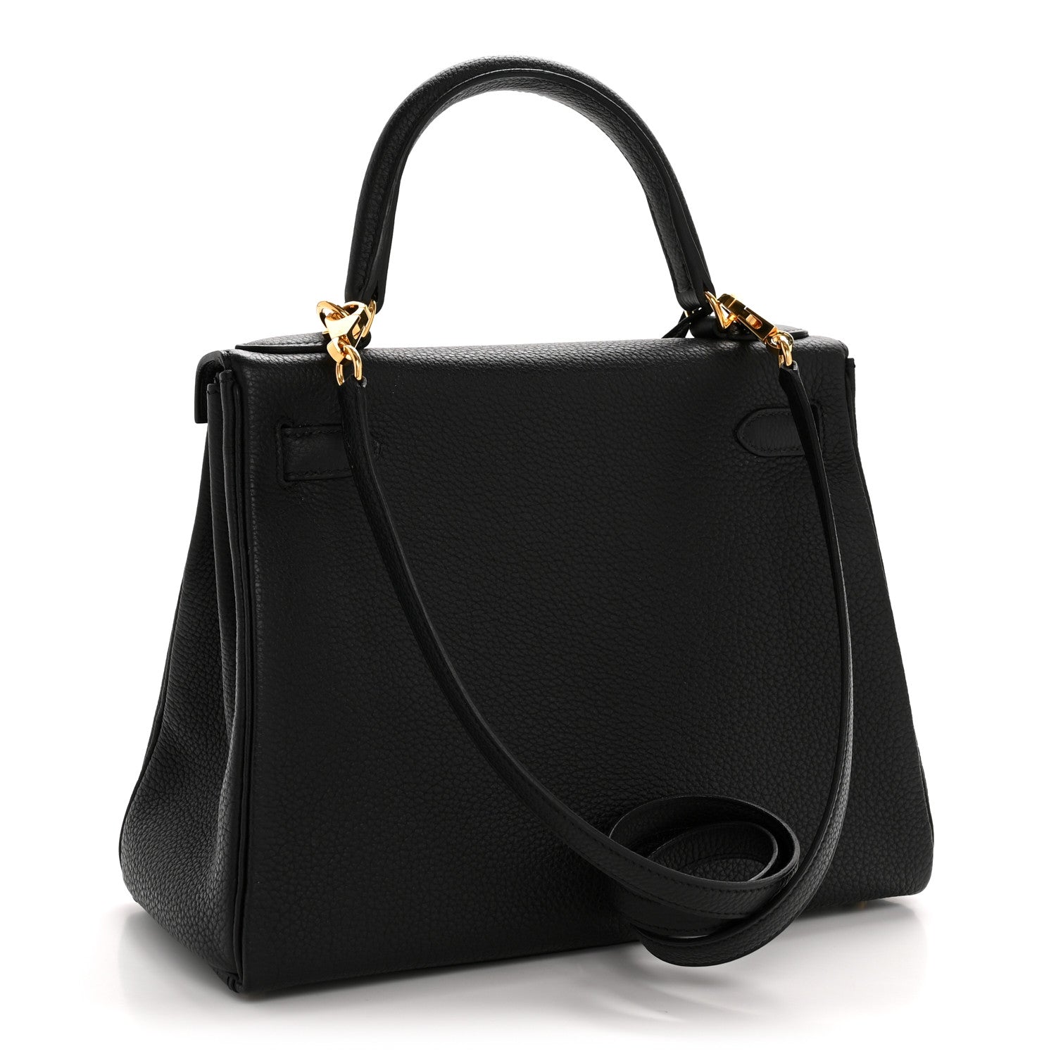 Hermes Togo Kelly Retourne 28 Black 3 of 12