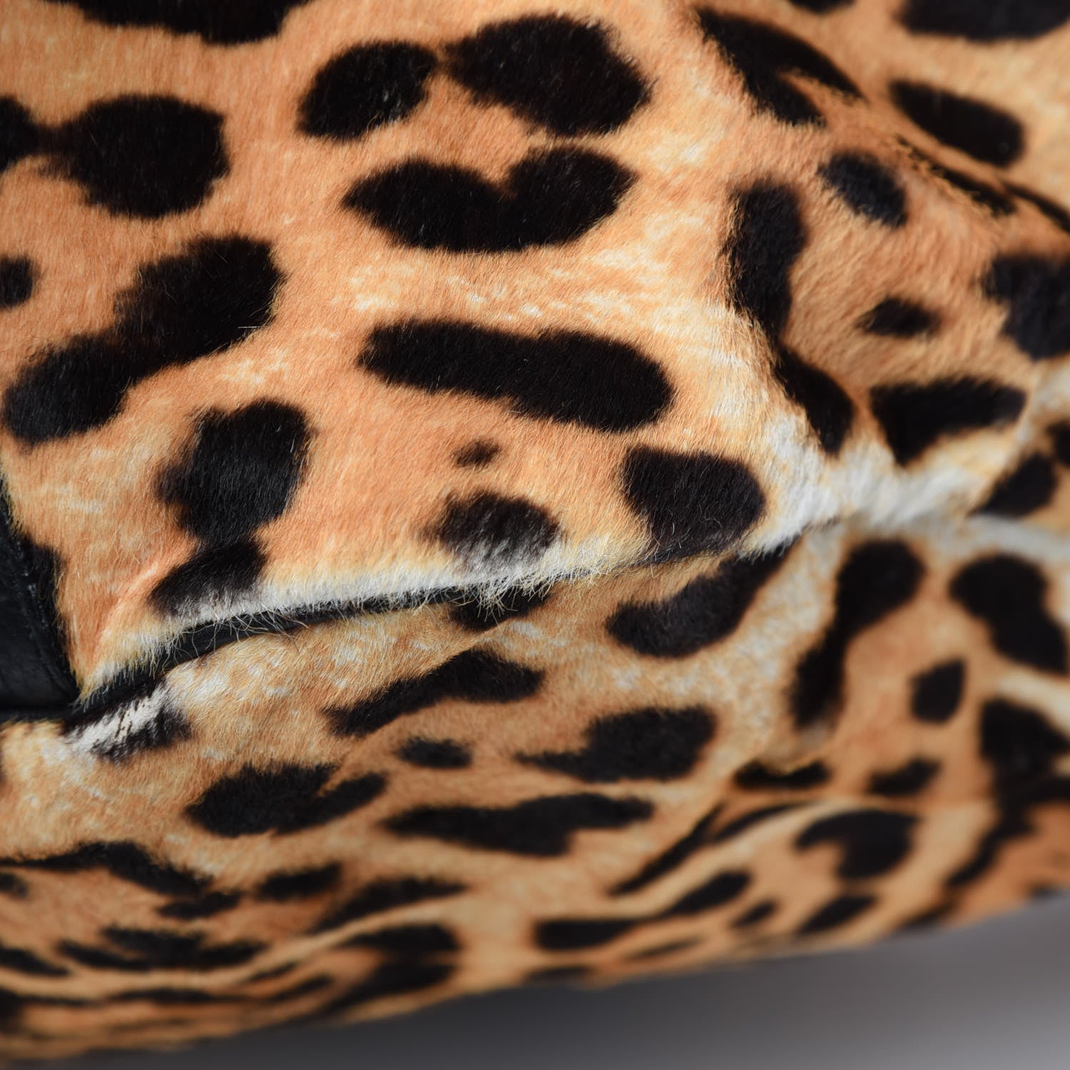 Saint Laurent Calf Hair Leopard Print Large Roady Hobo 17 of 22