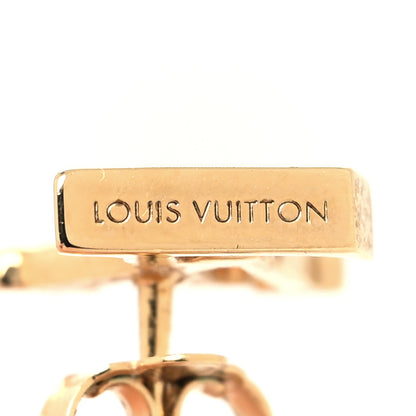 Louis Vuitton Metal LV Iconic Earrings Gold 4 of 5