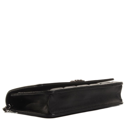 Chanel Lambskin Boy Wallet On Chain WOC Black 4 of 9
