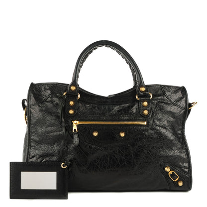 Balenciaga Agneau Giant 12 Gold Hardware City Black 1 of 8