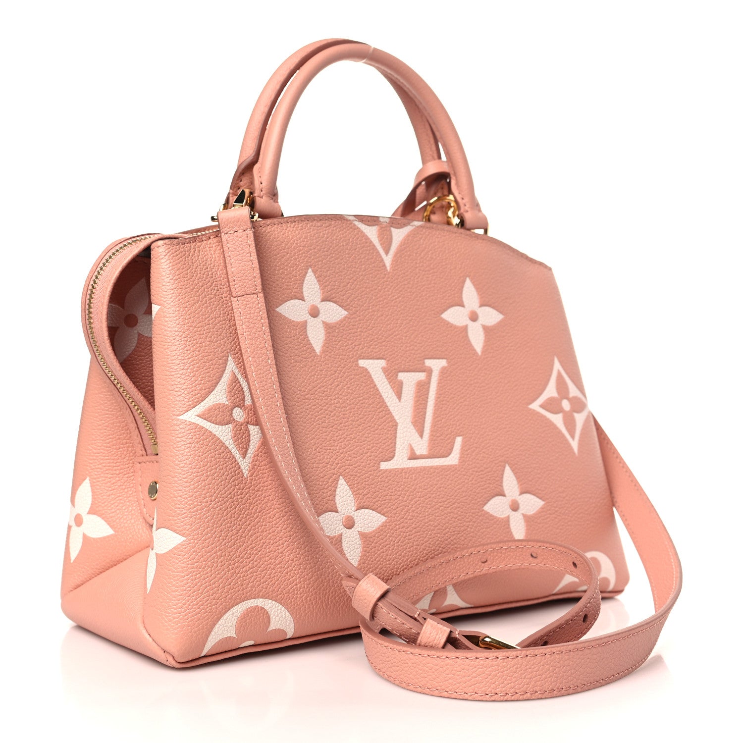 Louis Vuitton Empreinte Monogram Giant Petit Palais Rose Trianon Creme 3 of 9