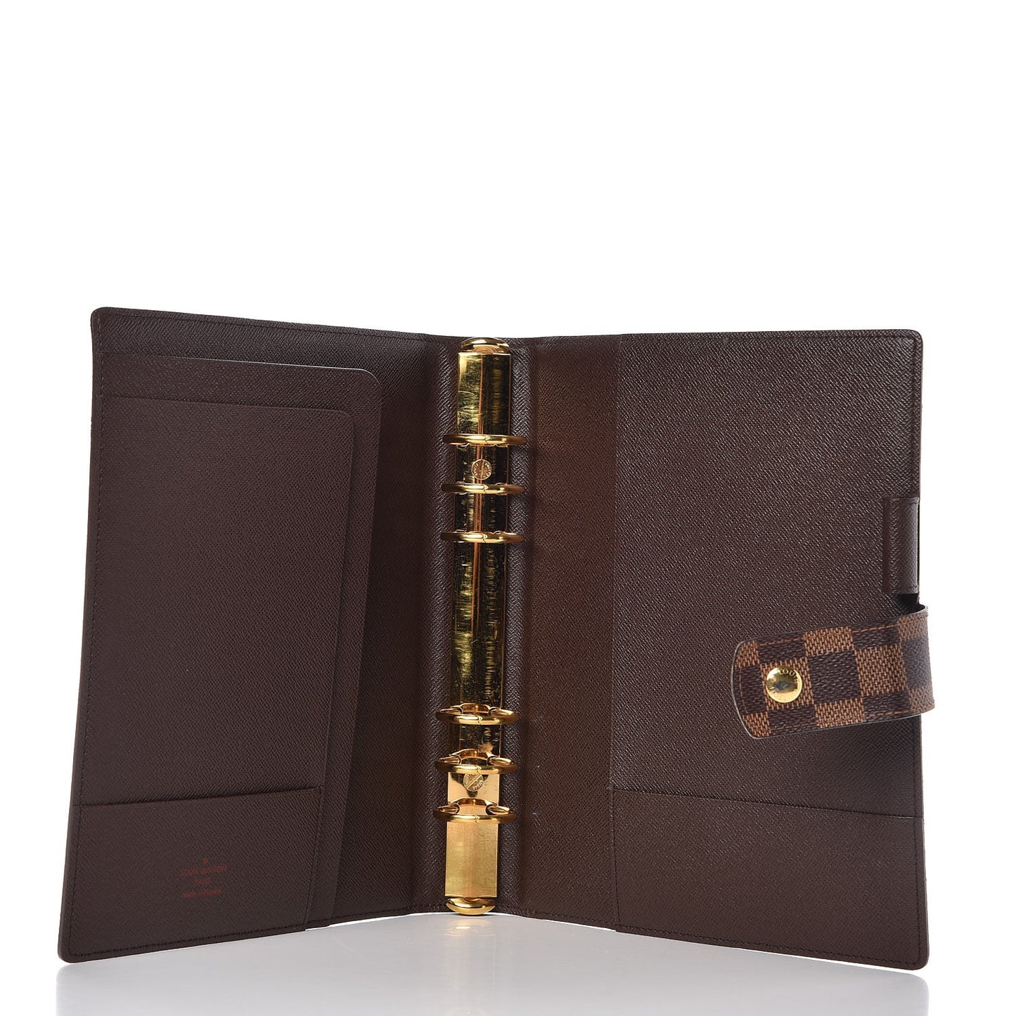 Damier Ebene Large Ring Agenda Cover