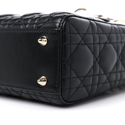 Christian Dior Lambskin Cannage Small My ABCDior Lady Dior Black 7 of 8