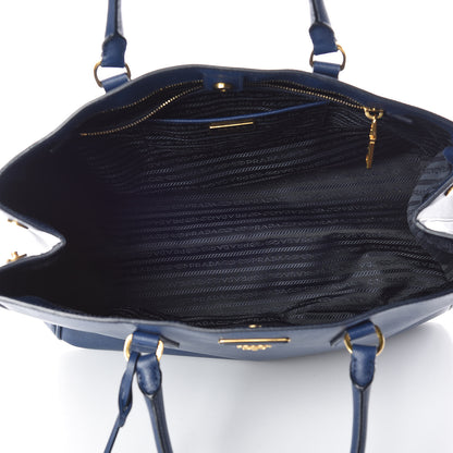 Prada Saffiano Lux Large Tote Bluette 5 of 25