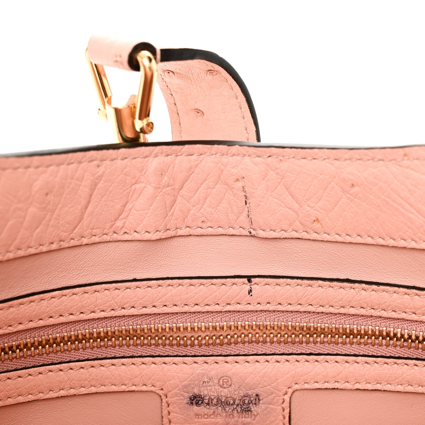 Snakeskin Ostrich Calfskin Small Jackie 1961 Hobo Pink Multicolor