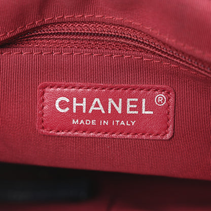 Chanel Patent Goatskin Quilted Medium Gabrielle Hobo Blue 6 of 10