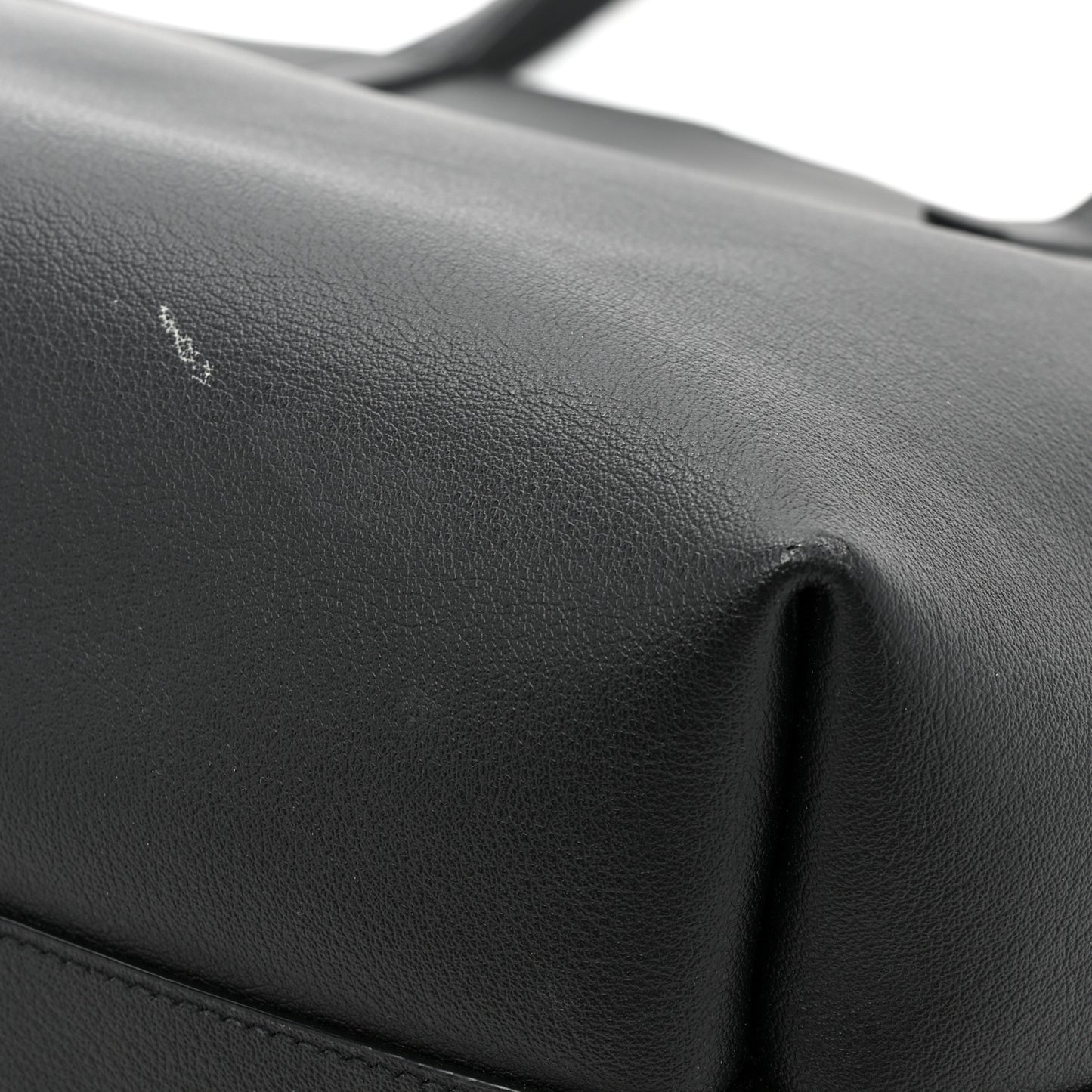 Calfskin Large Shopping Tote Black