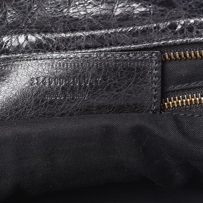 Balenciaga Agneau Classic Hardware Shoulder Bag Black 7 of 16