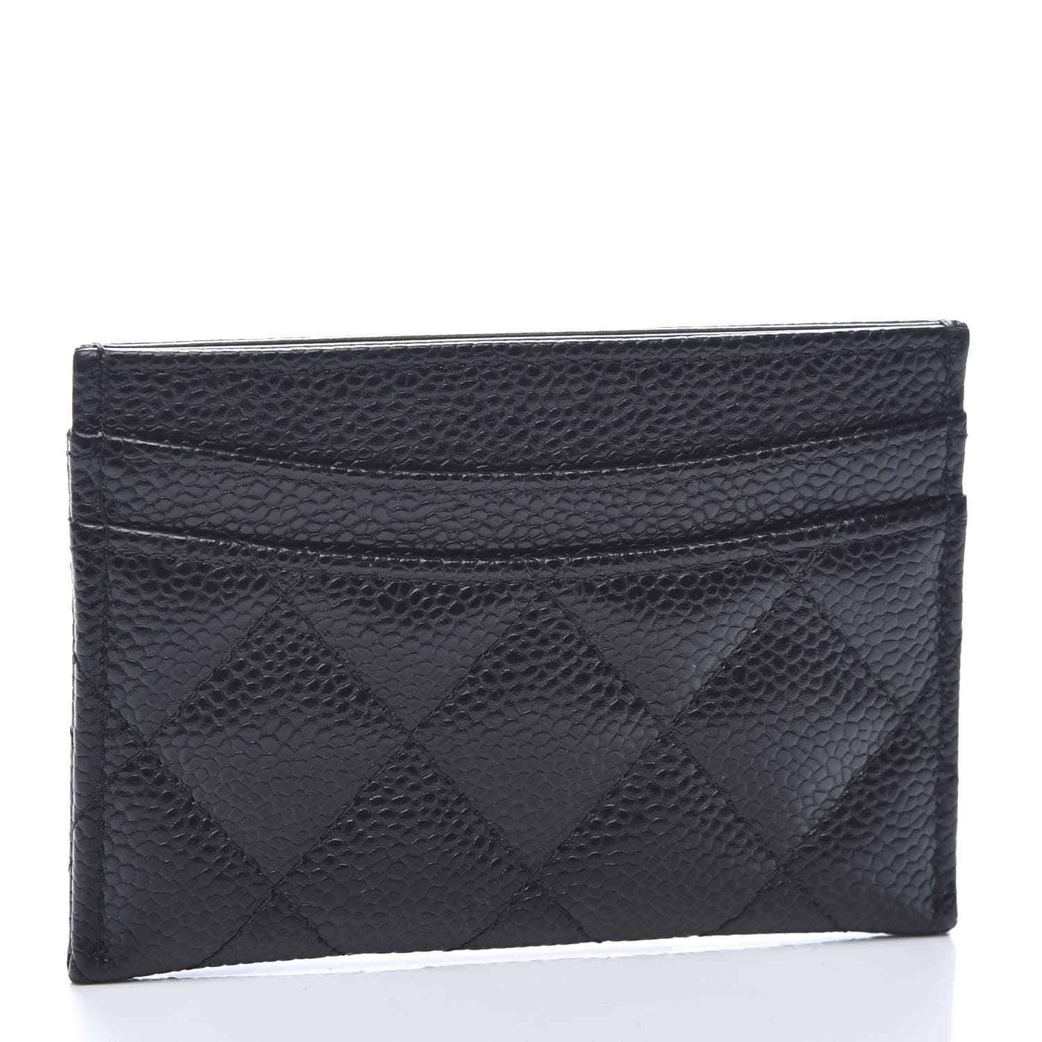 Chanel Caviar Quilted Card Holder Black 3 of 10