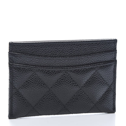 Chanel Caviar Quilted Card Holder Black 3 of 10