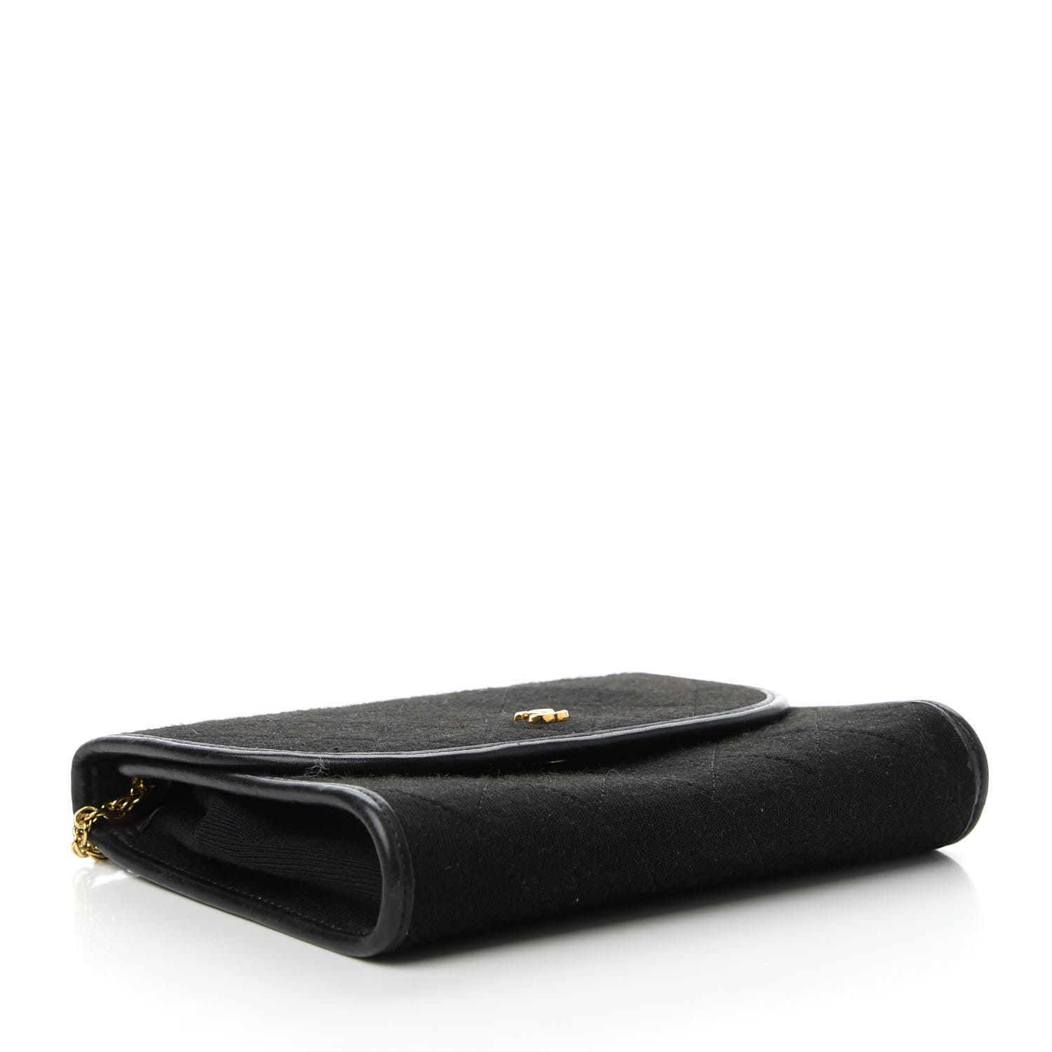 Chanel Jersey Quilted Mini Square Flap Black 4 of 11