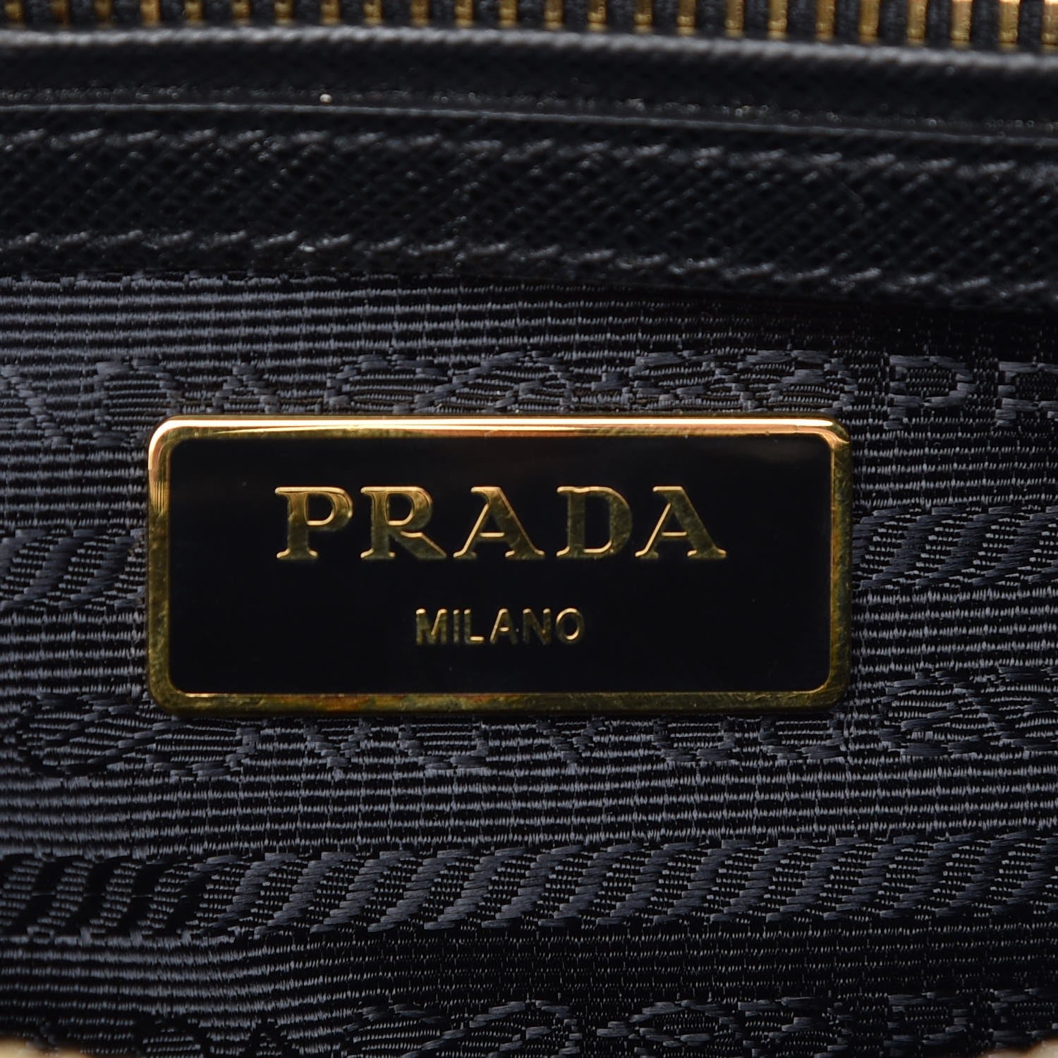 Prada Saffiano Lux Bowler Black 6 of 9