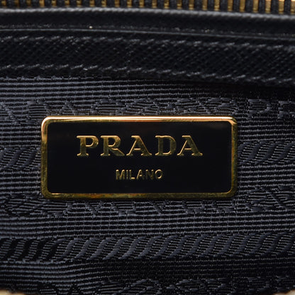 Prada Saffiano Lux Bowler Black 6 of 9