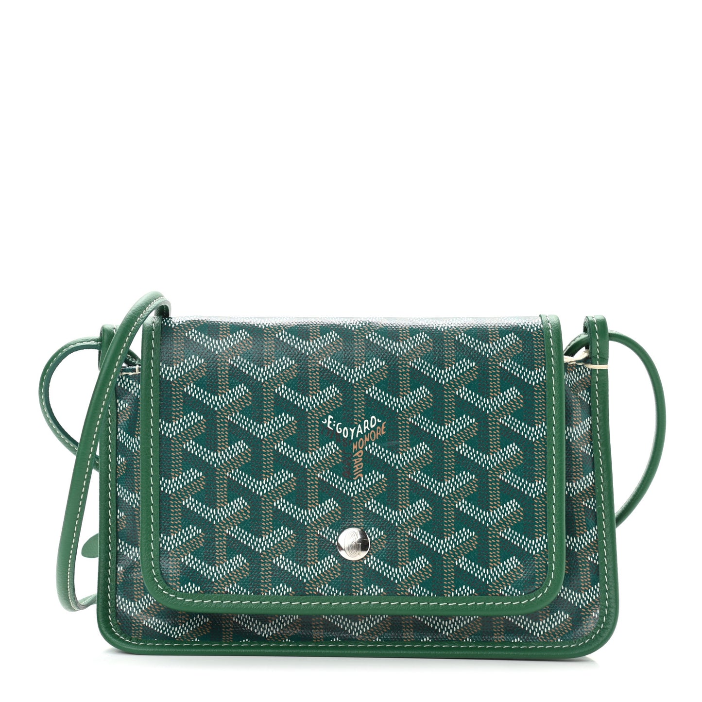Goyardine Plumet Wallet Clutch Green