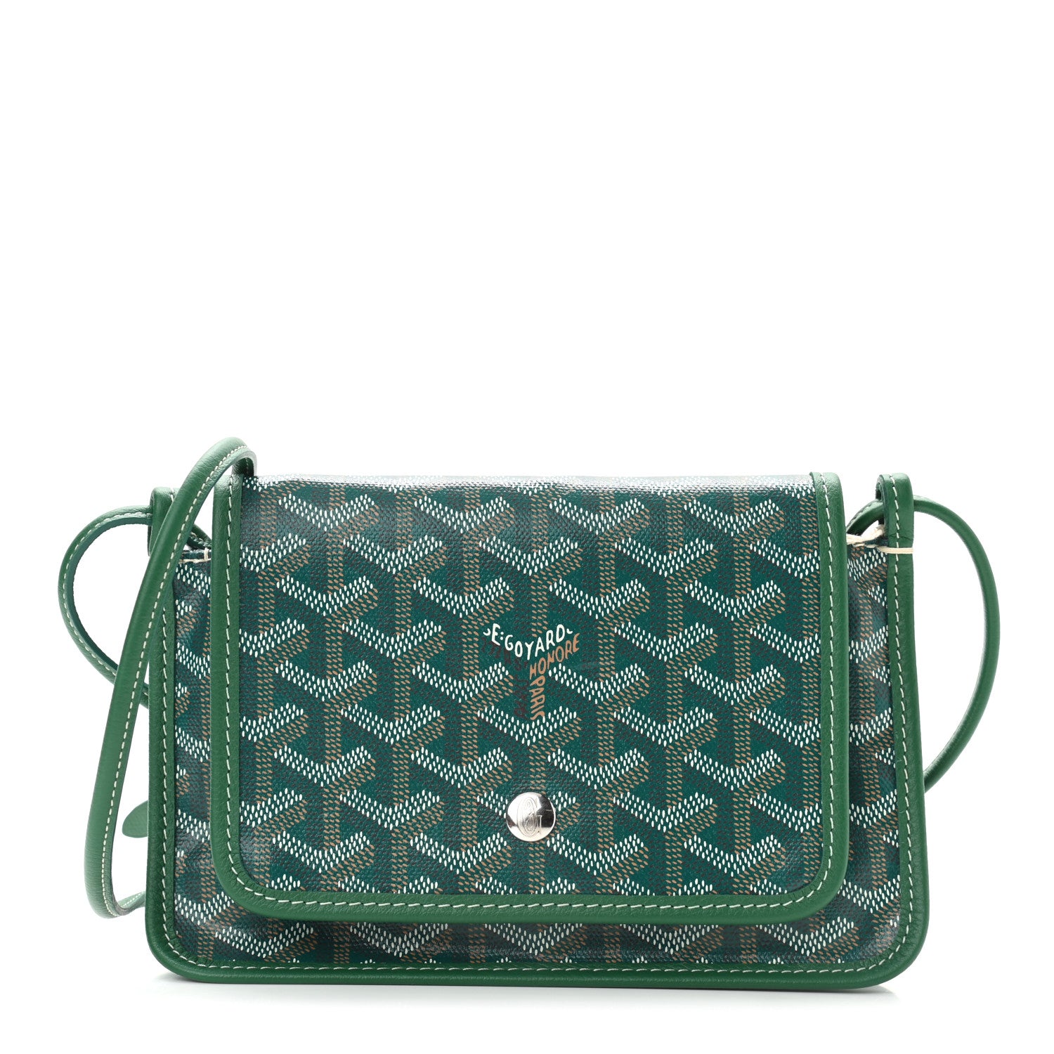 Goyard Goyardine Plumet Wallet Clutch Green 1 of 9