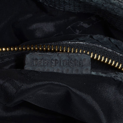 Burberry Prorsum Python Ruched Large Vallance Hobo Blue 3 of 11