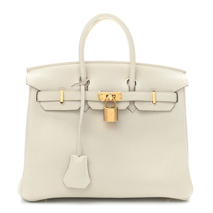 Hermes Togo Birkin 25 Craie 1 of 10