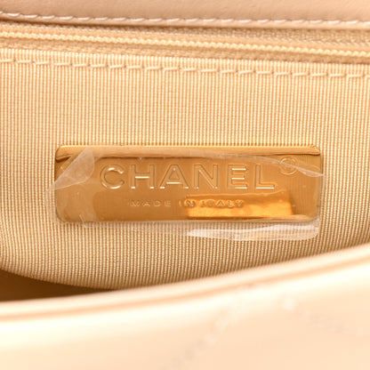 Chanel Lambskin Quilted Large Chanel 19 Flap Beige 5 of 9