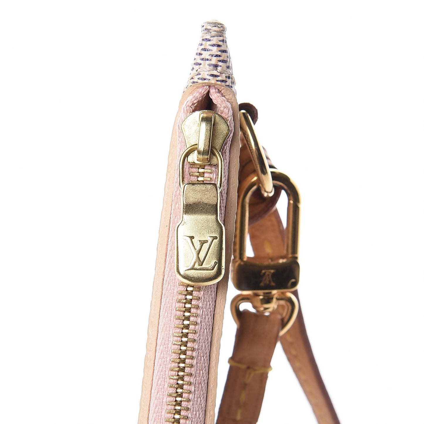 Damier Azur Neverfull MM GM Pochette Rose Ballerine